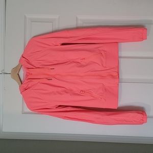 Neon Coral Lululemon Jacket - Size 4